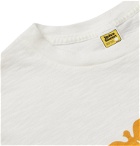 Velva Sheen - Printed Slub Cotton-Jersey T-Shirt - White