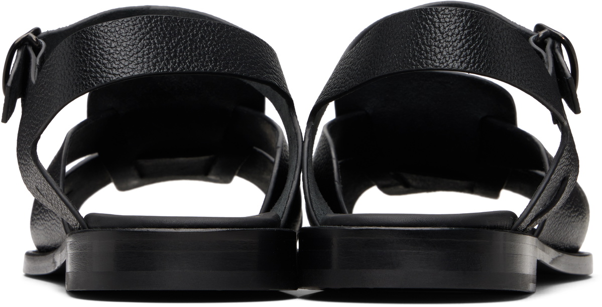 HEREU Black Roca 2 Grainy Veg Tanned Sandals