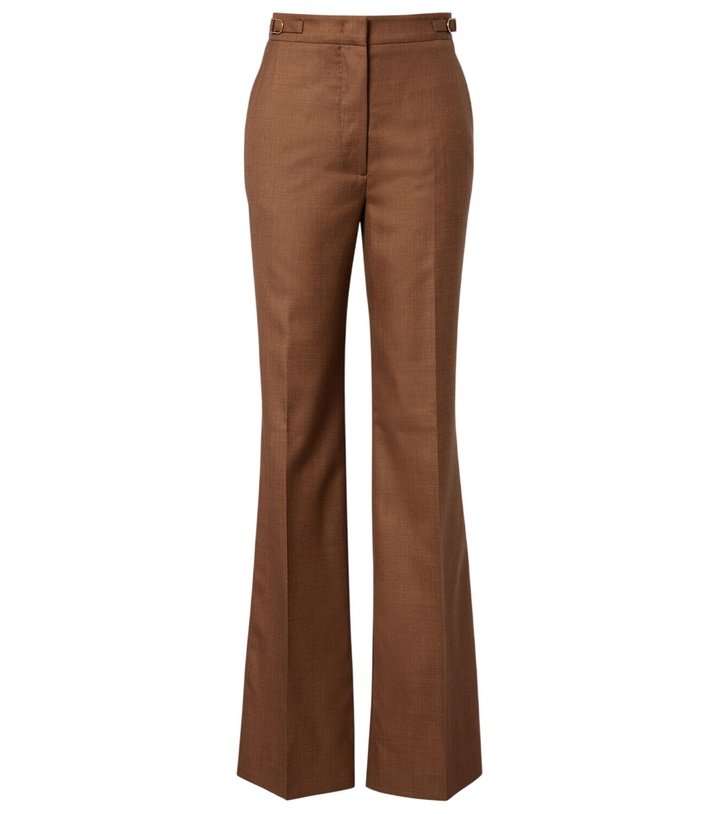 Photo: Gabriela Hearst Vesta wool and silk flared pants