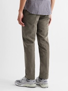 INCOTEX - Slim-Fit Stretch-Cotton Needlecord Trousers - Gray