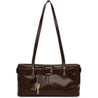 OSOI Brown Shoulder Brocle Bag