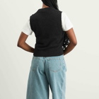 GANNI Women's Wool Vest in Phantom
