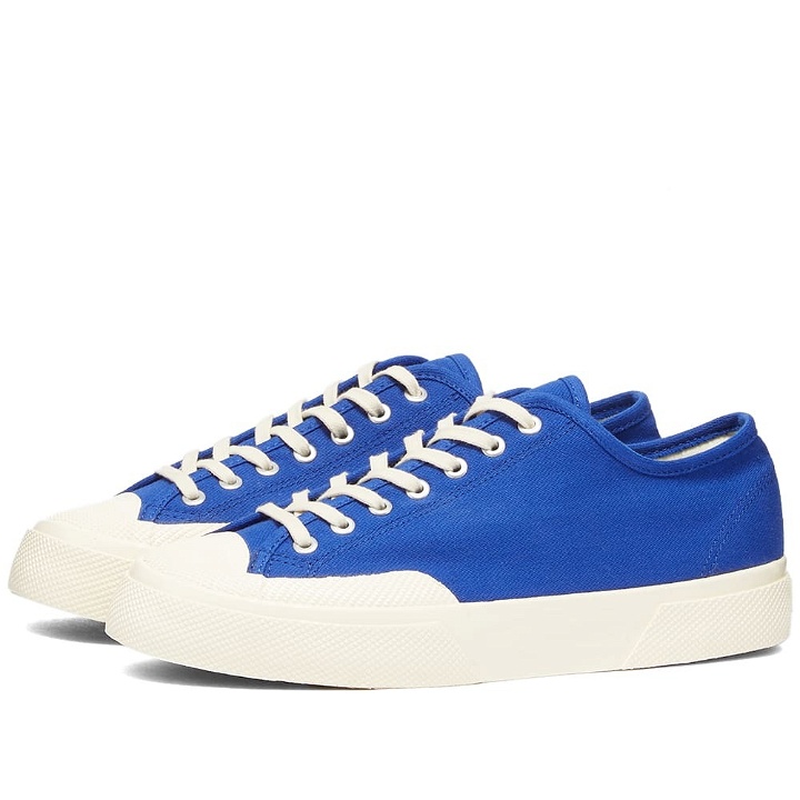 Photo: Artifact by Superga Men's 2432 Collect Workwear Low Sneakers in Blue Chambray/Off White