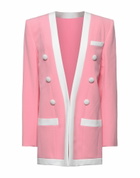 Balmain Womens Blazer in Pink
