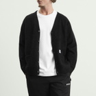 Neighborhood Men's Mohair Cardigan in Black