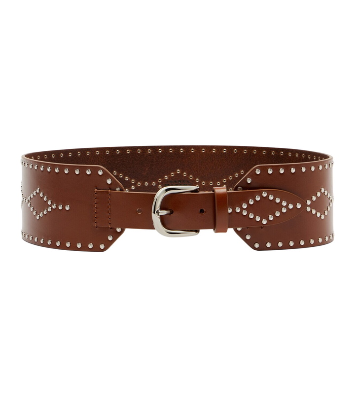 Photo: Isabel Marant Lucie studded leather belt