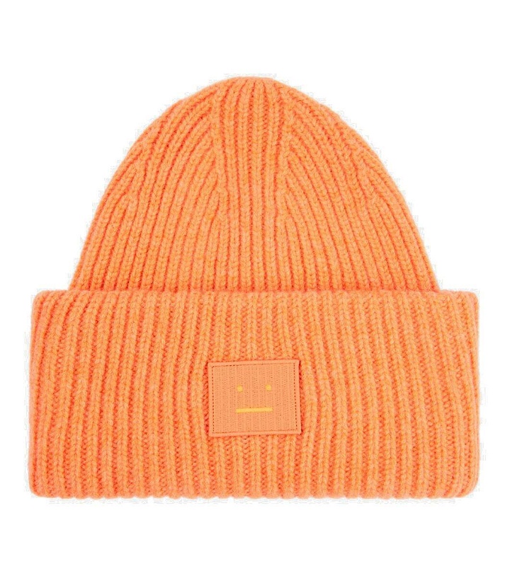 Photo: Acne Studios Pansy ribbed-knit wool beanie