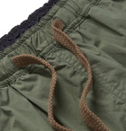 Remi Relief - Reversible Shell Drawstring Shorts - Green