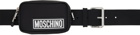 Moschino Black Pouch Belt