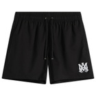 Amiri Men's MA Core Logo Swim Trunk in Black