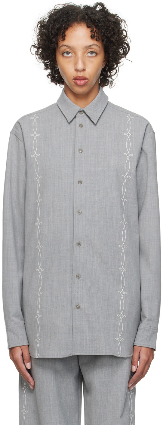 Soulland Gray Damon Shirt