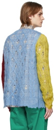 Charles Jeffrey Loverboy Blue Loose Punk Sweater