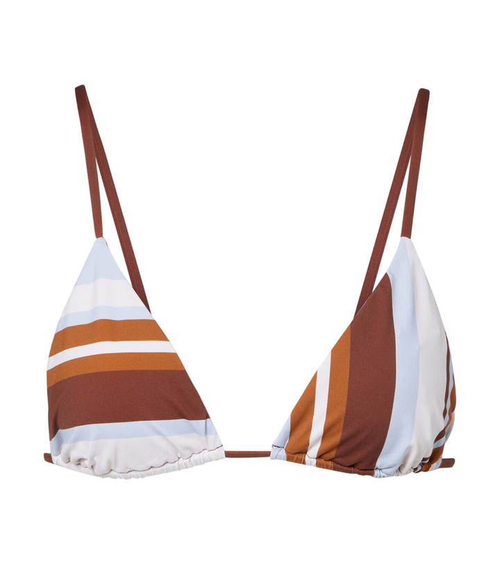Photo: SIR Marais striped triangle bikini top