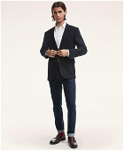 Brooks Brothers Men's Milano Slim-Fit Hopsack Blazer | Navy