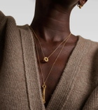 Ileana Makri Nut 18kt gold pendant necklace