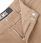 Jacquemus - Cotton-Canvas Zip-Off Cargo Trousers - Neutrals