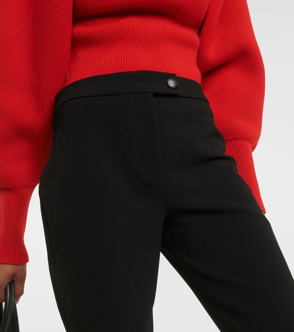Ferragamo Wool-blend gabradine slim pants