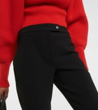 Ferragamo Wool-blend gabradine slim pants