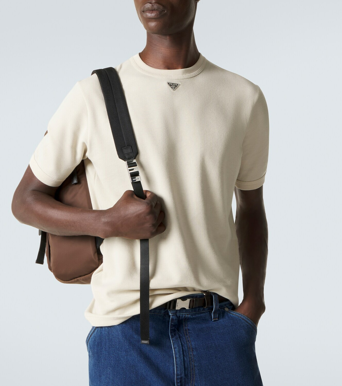 Prada Logo cotton T-shirt