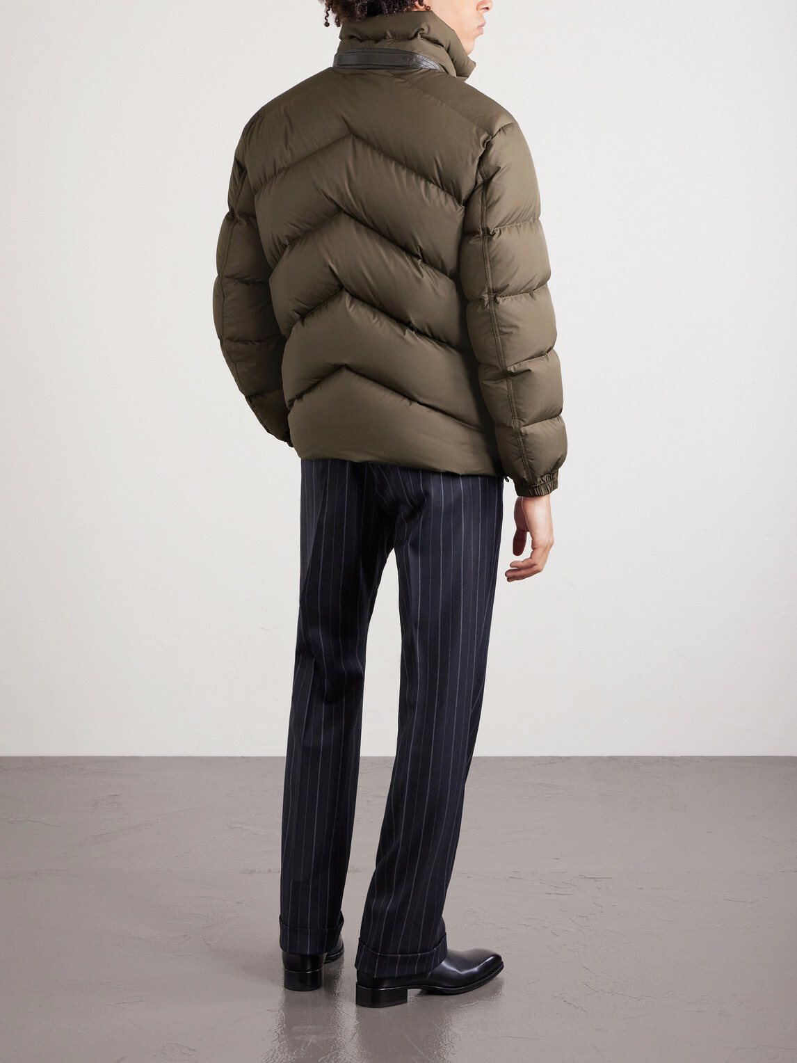 TOM FORD - Padded Quilted Shell Bomber Jacket - Green