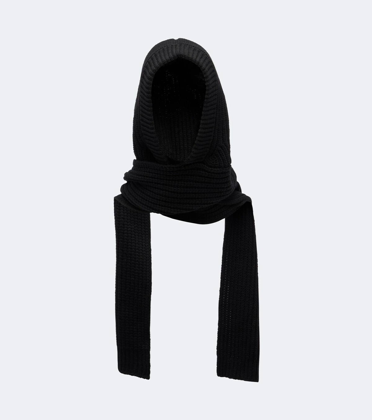 Moncler Ribbed-knit wool and cashmere hood