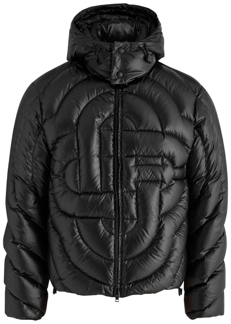 Casablanca Quilted Nylon Jacket Black Casablanca