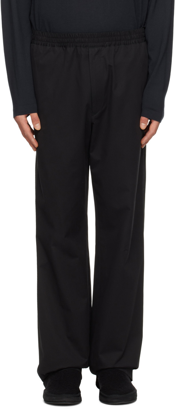 The Row Black Jonah Trousers The Row