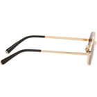 Gallery Dept. Gold 'October 12, 2001' Sunglasses