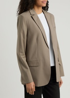 Matteau Wool-blend Blazer Taupe