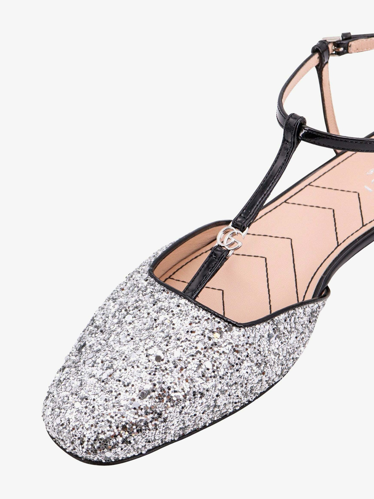Gucci Ballerinas Silver Womens Gucci