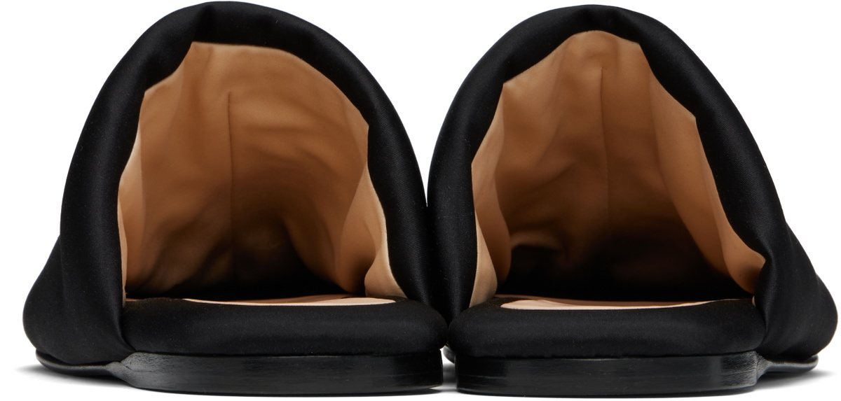 Carven Black Garnier Padded Slippers