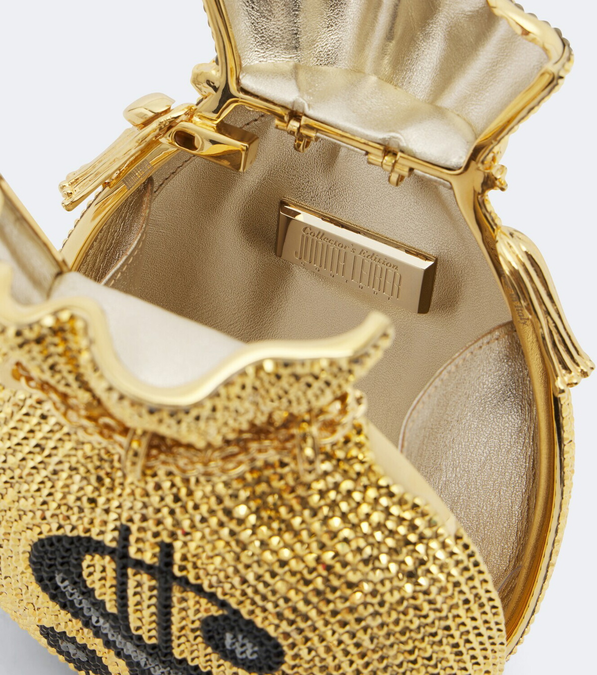 Judith Leiber Couture Money Bag crystal-embellished clutch