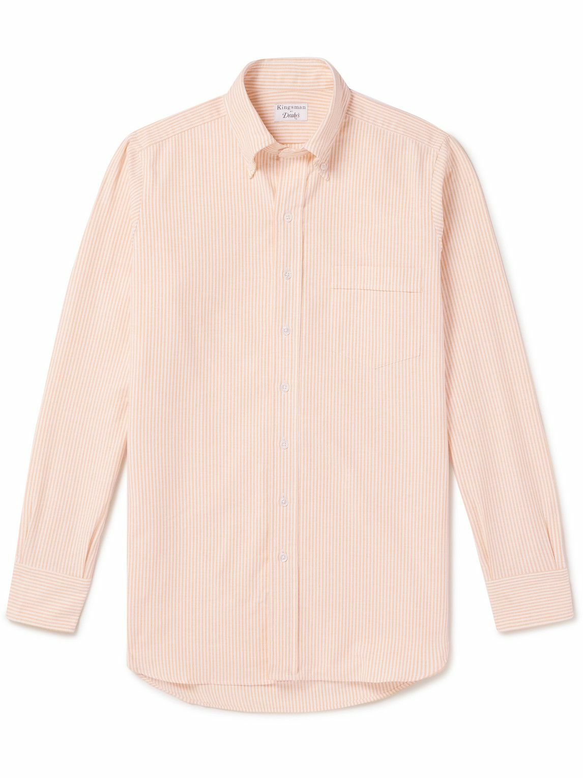 kingsman dress shirt Kingsman - Drake's Button-Down Collar Cotton Oxford Shirt
