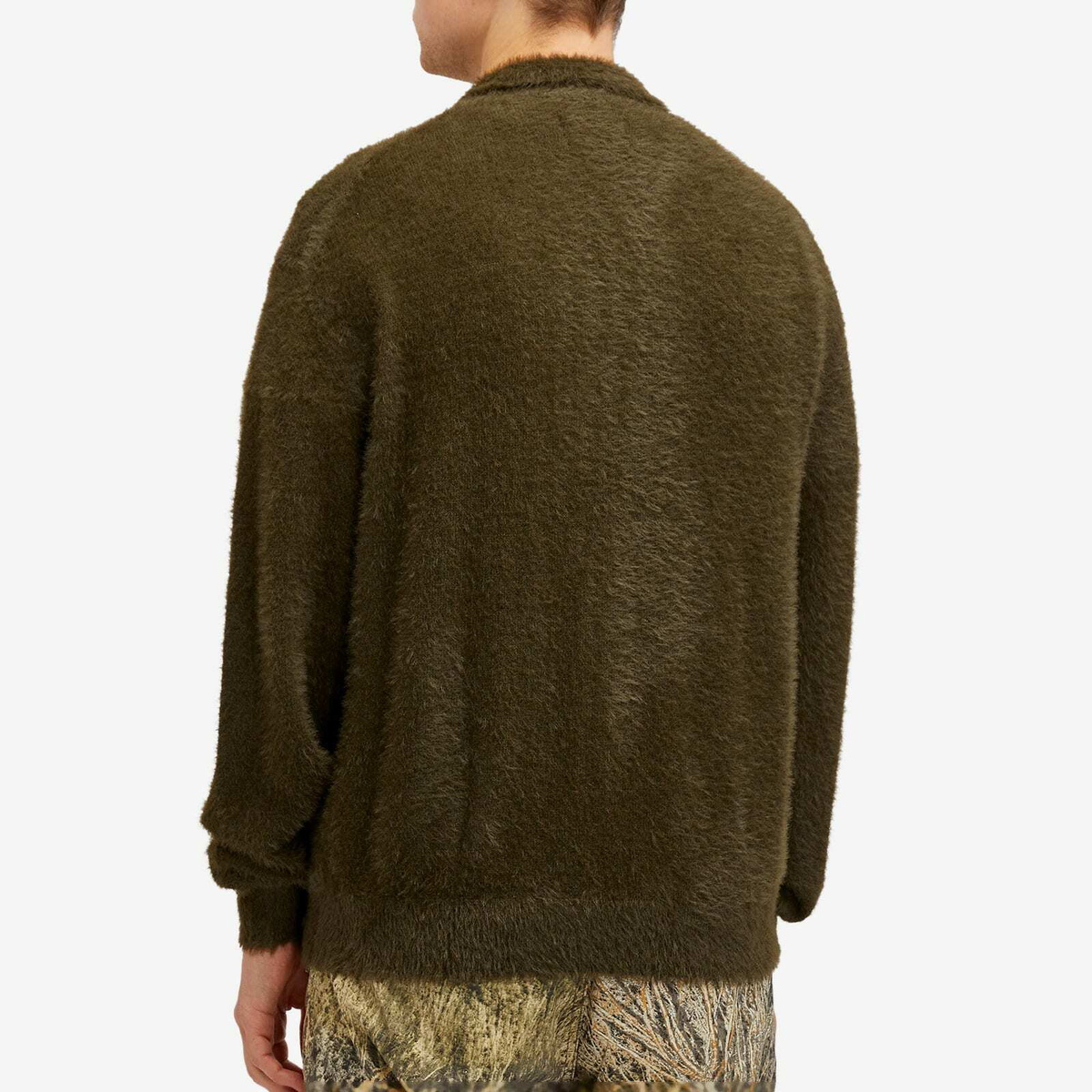 thisisneverthat Men's Knit Polo Shirt in Olive