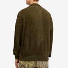 thisisneverthat Men's Knit Polo Shirt in Olive