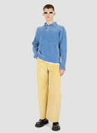 Wide Leg Corduroy Pants in Yellow