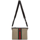 Gucci Beige Medium GG Supreme Messenger Bag