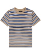 Howlin' - Between Two Worlds Striped Cotton-Jersey T-Shirt - Brown