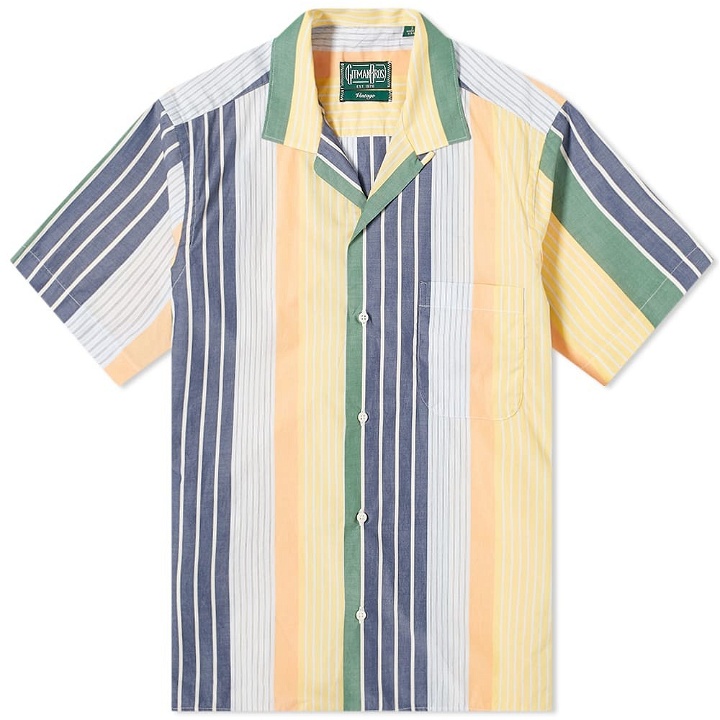 Photo: Gitman Vintage Camp Collar Awning Stripe Shirt