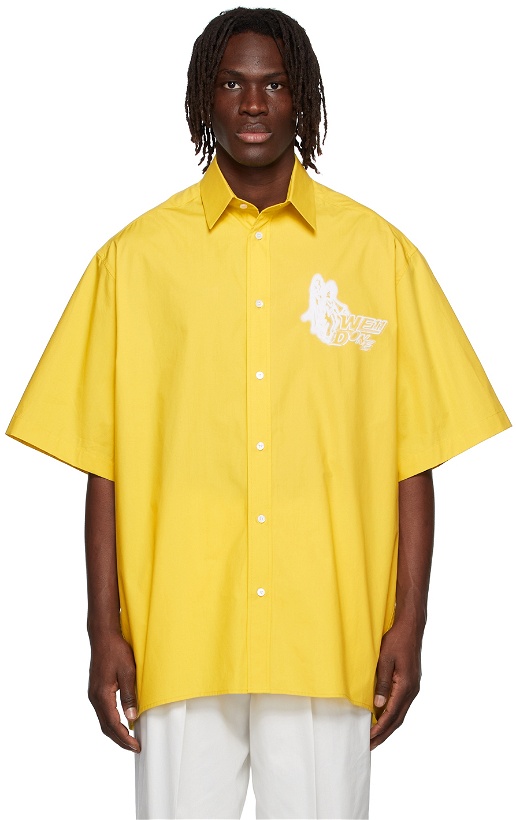 Photo: We11done Yellow Cotton Shirt