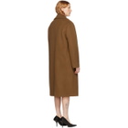 McQ Alexander McQueen Brown Wool Casual Welt Coat