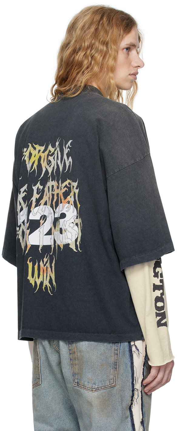 【RIVINGTON ROI REBIS】Forgive Me Vintage L/S Tee RIVINGTON roi Rebis FORGIVE ME LS VINTAGE TEE Long Sleeve T