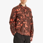 Stone Island Men's Scan Camo Ripstop-OVD Shirt Jacket in Black