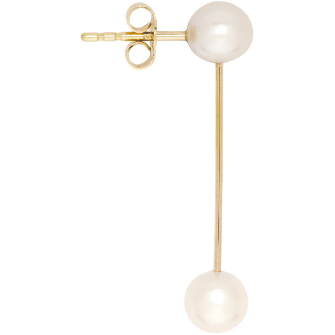 Saskia Diez Barbelle Twig Ear Stud