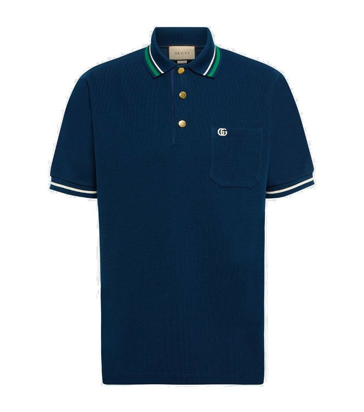 Photo: Gucci Wool and cotton polo shirt