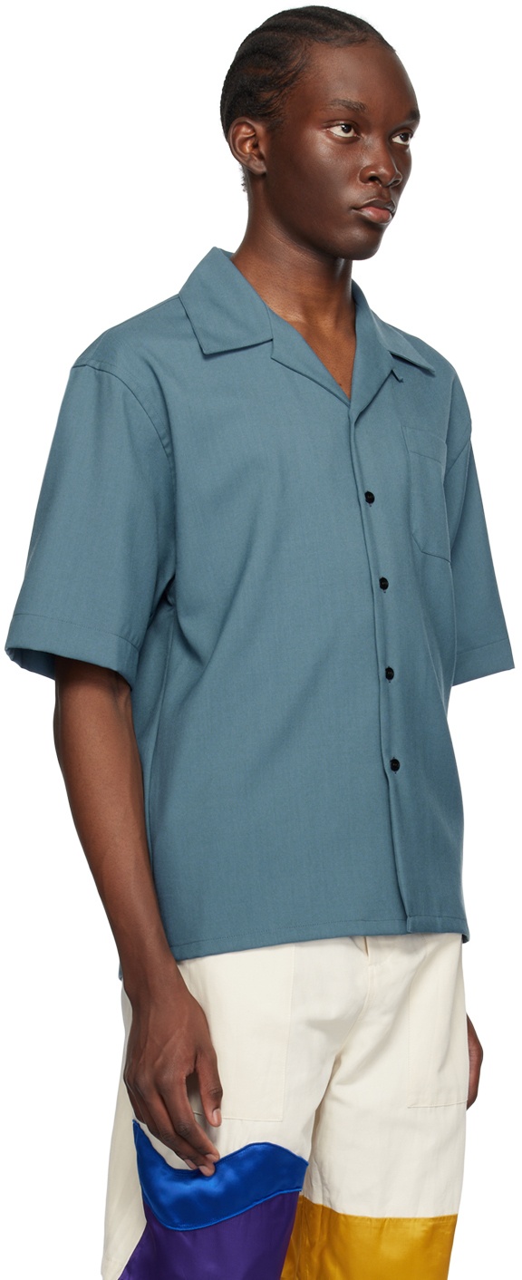 Marni Blue Button Shirt Marni