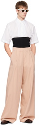 Dries Van Noten Pink Oversized Trousers