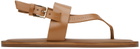 Max Mara Tan Thongstitch Sandals