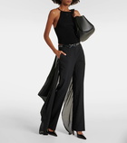 Coperni Draped twill straight pants