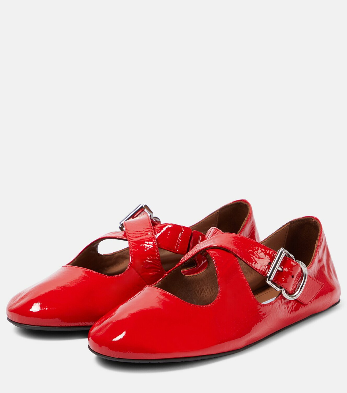 Alaïa Patent leather ballet flats